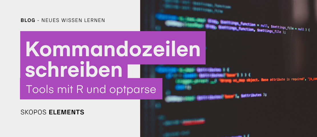 Kommandozeilen schreiben - Tools mit R und optparse